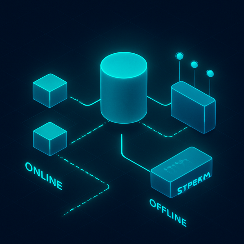 ML Feature Store architecture diagram